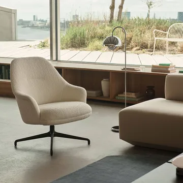 Rely HW139 lounge chair - Karakorum 001-bronzed - &Tradition