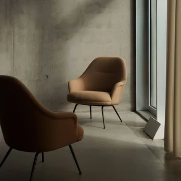 Rely HW139 lounge chair - Yoredale UDA30 Horton-bronzed - &Tradition