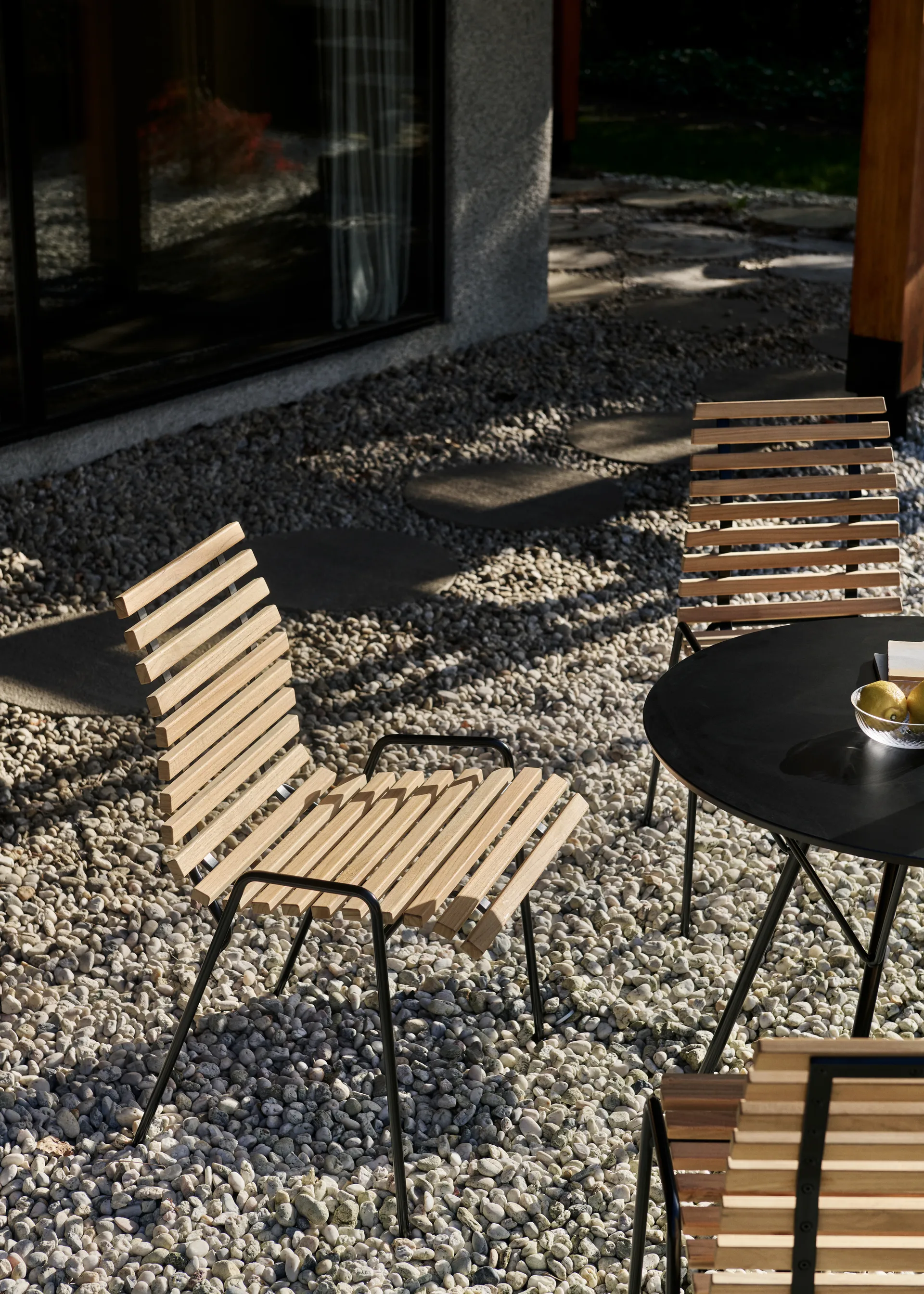 RFH RD4 terrasse stol, Teak-black &Tradition