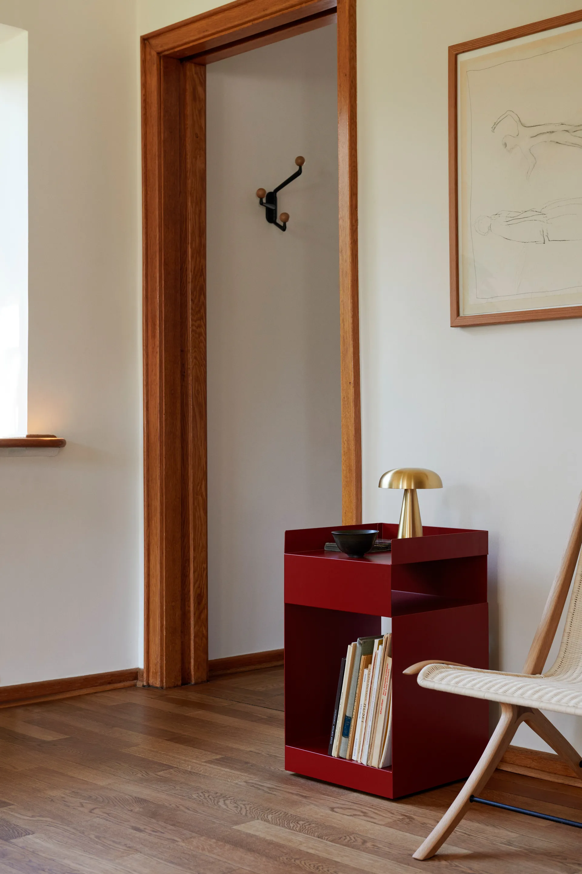 Rotate SC73 serveringsvogn merlot, Merlot &Tradition