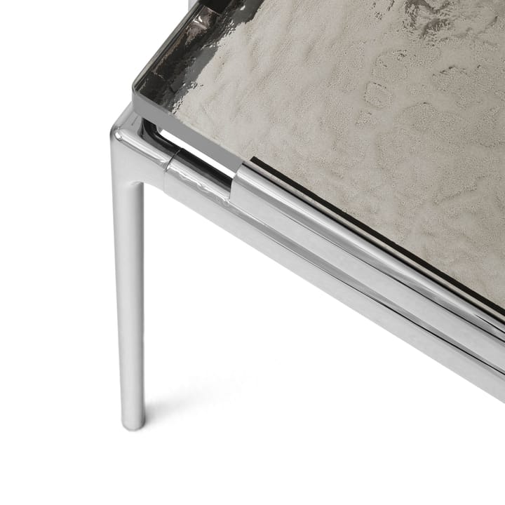 Sæt LN11 sidebord, Smoked cast glass-dark chrome &Tradition