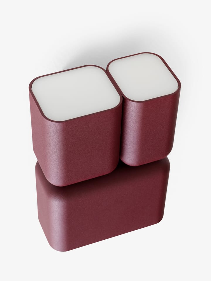 Tabata LN10 væglampe, Dark burgundy &Tradition
