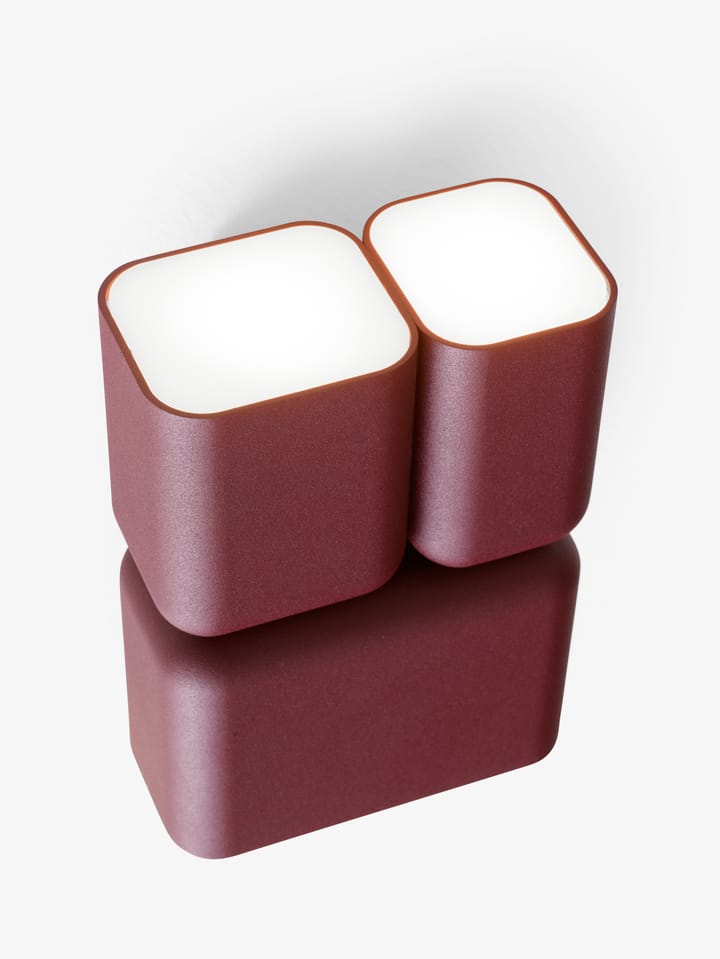 Tabata LN10 væglampe, Dark burgundy &Tradition