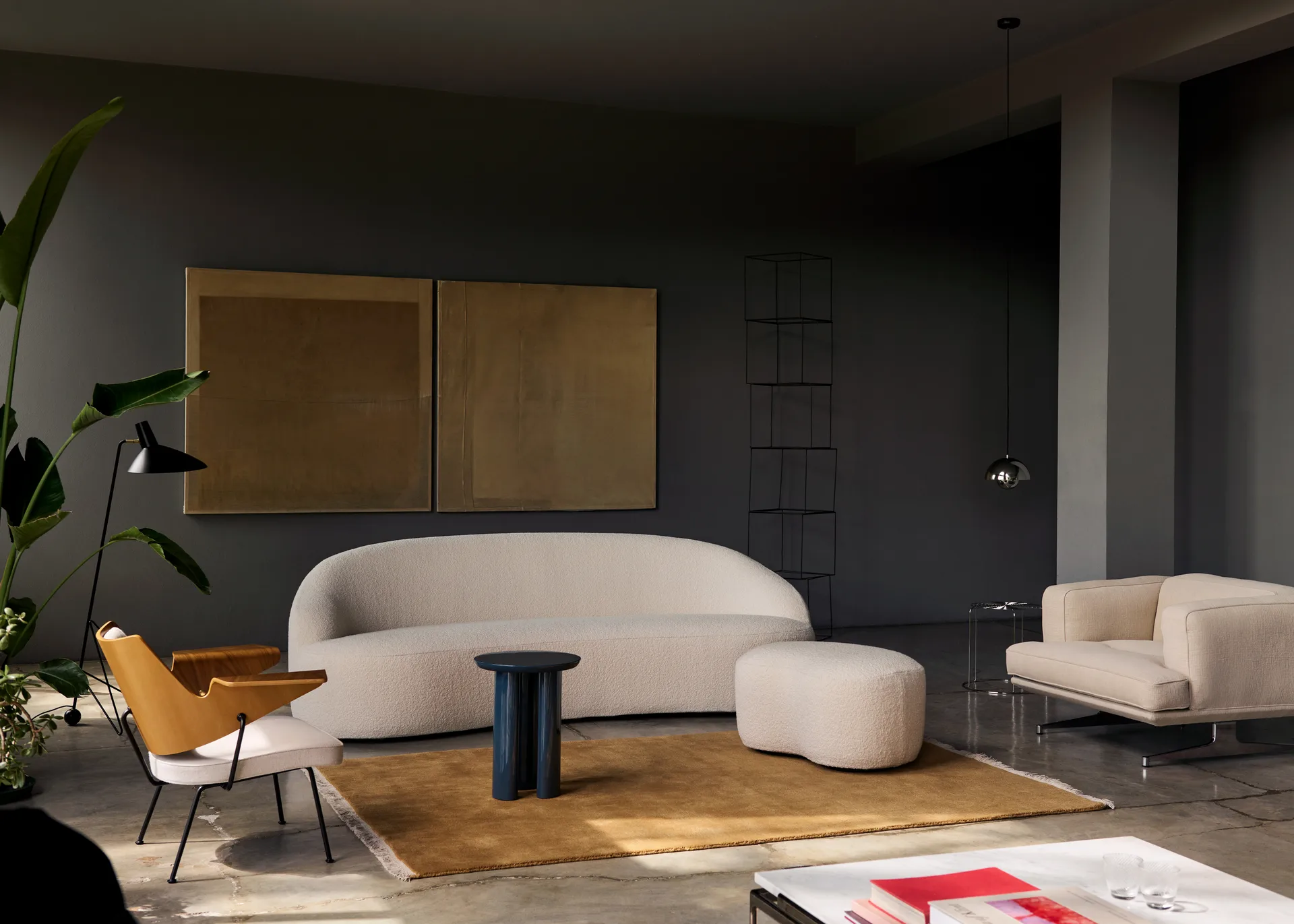 The Moor AP18 tæppe 170x240 cm, Golden brown &Tradition