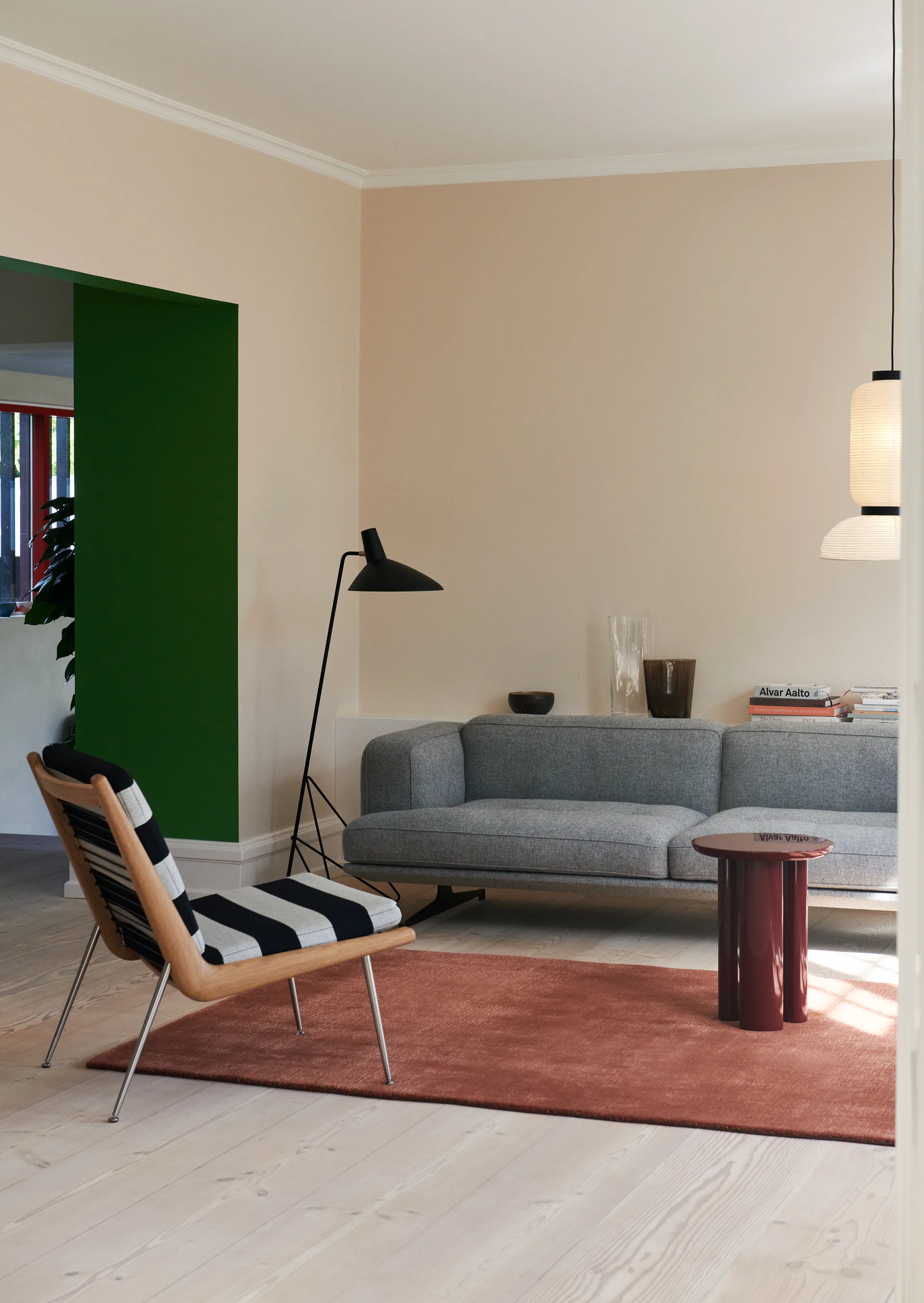 The Moor AP19 tæppe 200x300cm, Red heather &Tradition