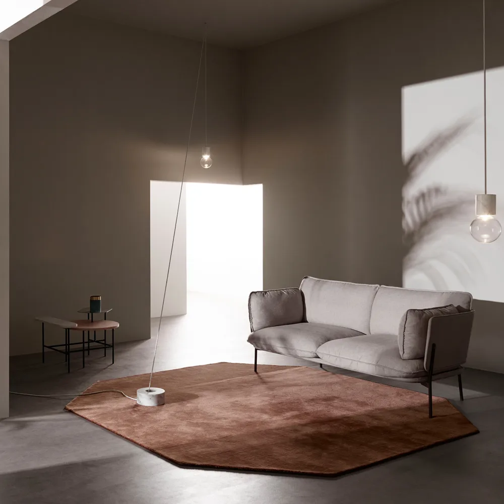 The Moor Rug AP8 tæppe, midnight blue &Tradition