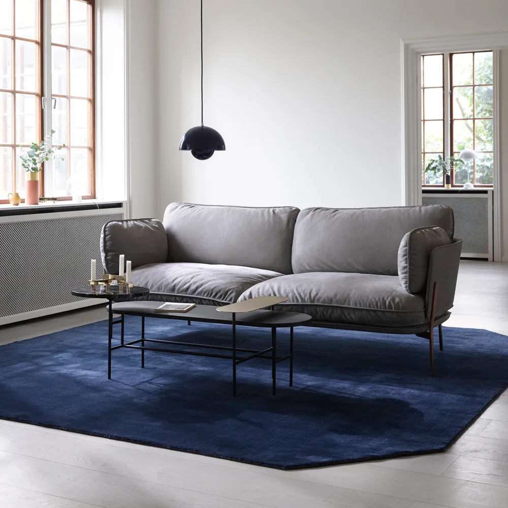 The Moor Rug AP8 tæppe, midnight blue &Tradition