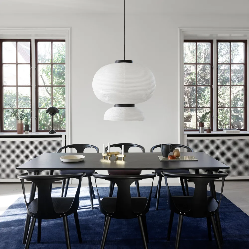 The Moor Rug AP8 tæppe, midnight blue &Tradition