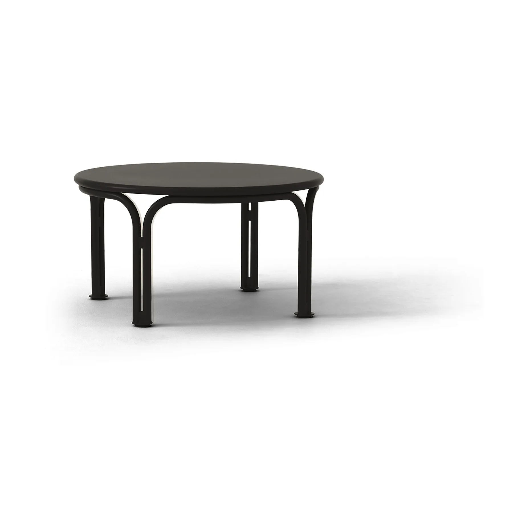 Thorvald SC108 sofabord, Warm black, Ø70 cm &Tradition