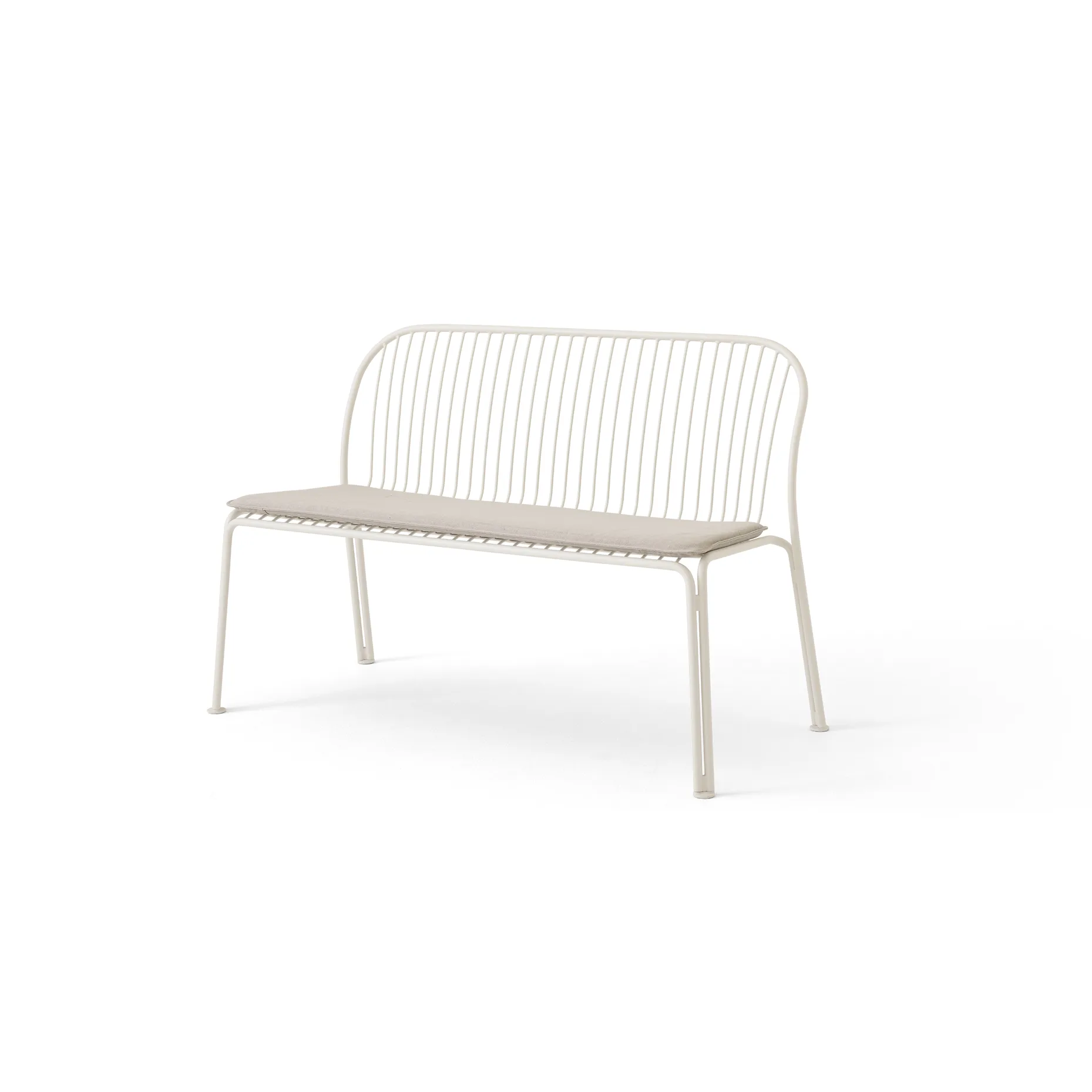 Thorvald SC111 bænk, Ivory, 129 cm &Tradition