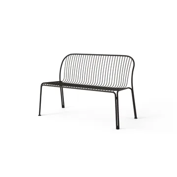 Thorvald SC111 bænk - Warm black, 129 cm - &Tradition