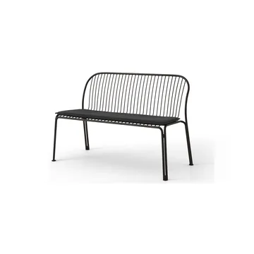 Thorvald SC111 bænk - Warm black, 129 cm - &Tradition