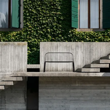 Thorvald SC111 bænk - Warm black, 129 cm - &Tradition