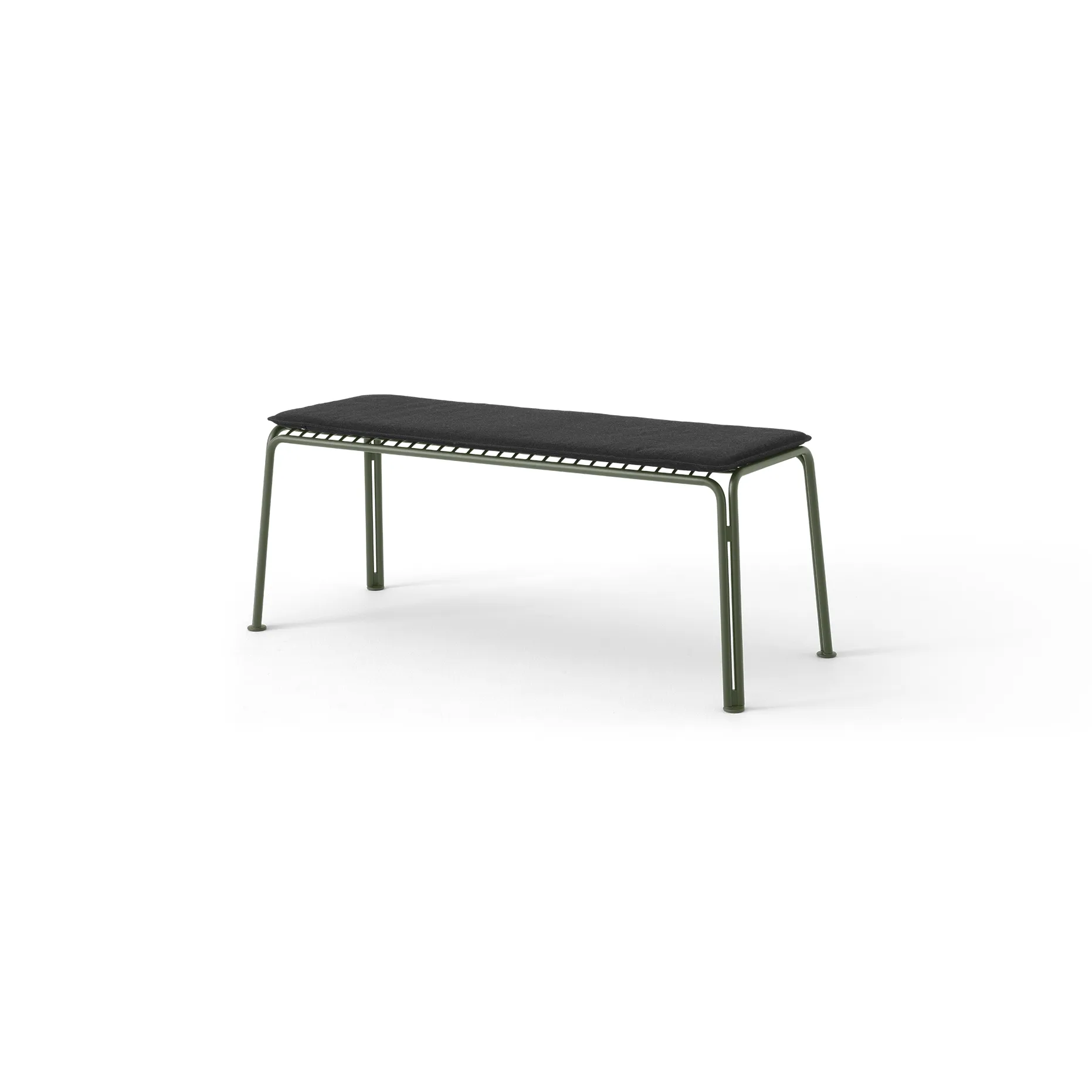 Thorvald SC112 bænk, Bronze green, 125 cm &Tradition