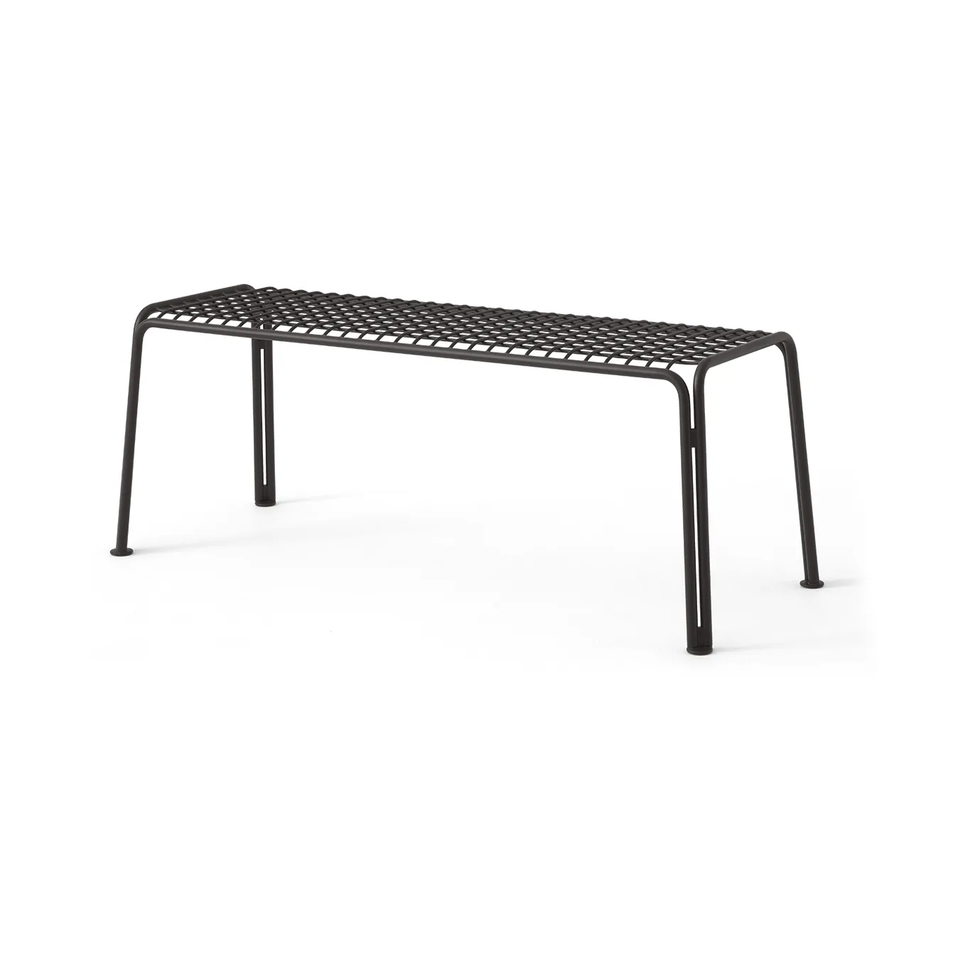 Thorvald SC112 bænk, Warm black, 125 cm &Tradition