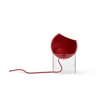 Topan VP13 bordlampe 31,5 cm - Clear-vermilion red - &Tradition