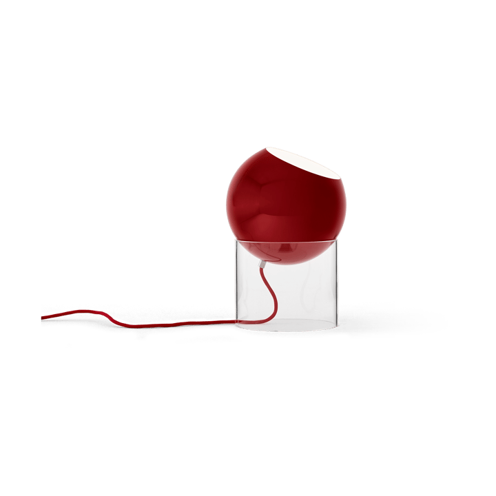 Topan VP13 bordlampe 31,5 cm, Clear-vermilion red &Tradition