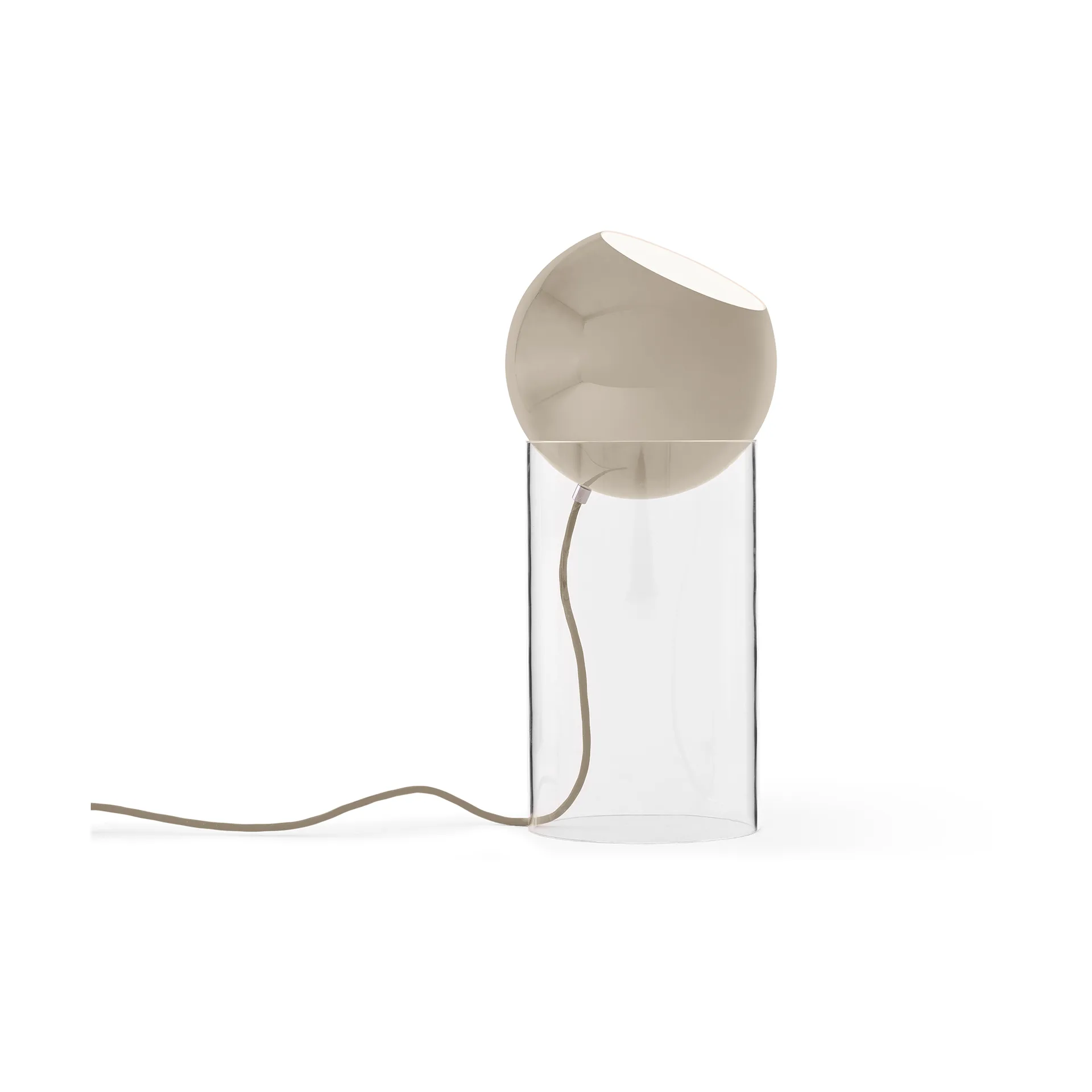 Topan VP14 gulvlampe 46,5 cm, Clear-grey beige &Tradition