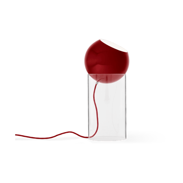 Topan VP14 gulvlampe 46,5 cm - Clear-vermilion red - &Tradition
