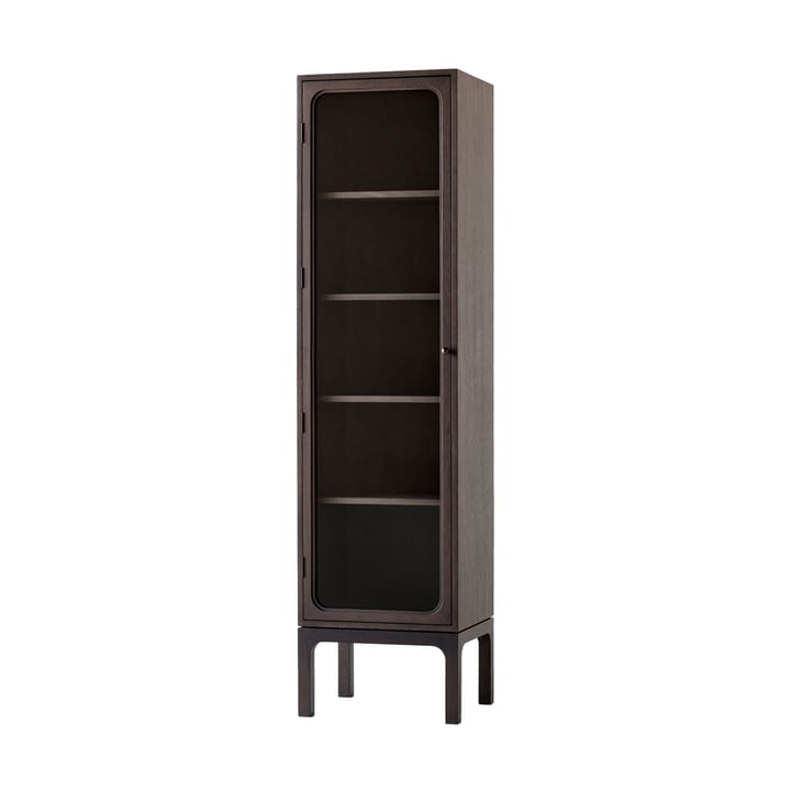 Trace SC87 vitrineskab 50x192x40 cm, Dark stained oak &Tradition