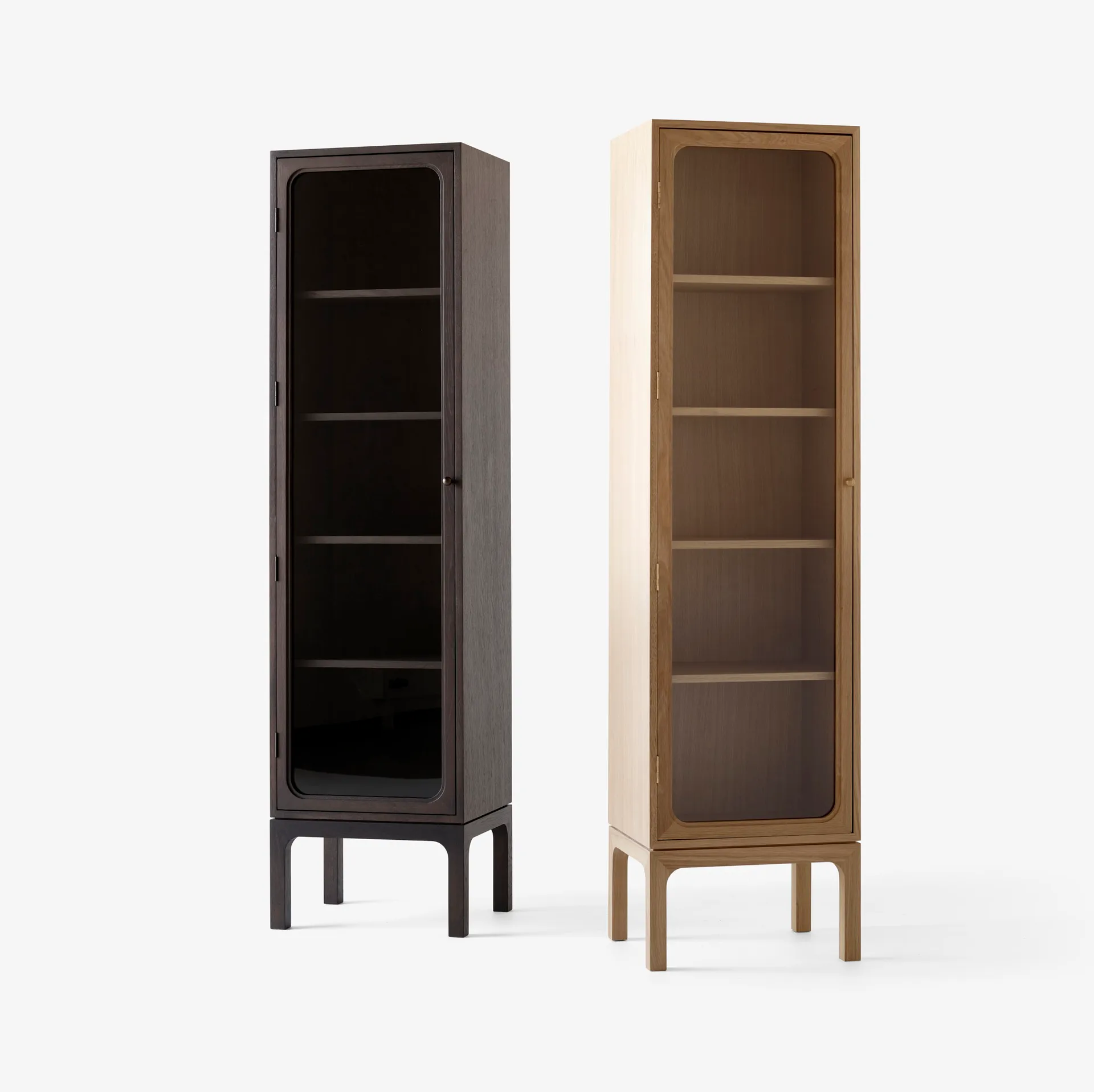 Trace SC87 vitrineskab 50x192x40 cm, Natural oak &Tradition