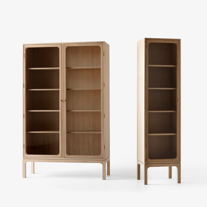 Trace SC88 vitrineskab 120x192x40 cm, Natural oak &Tradition