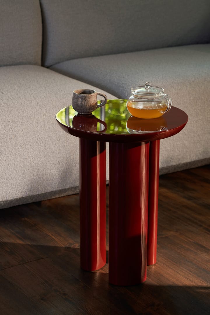 Tung JA3 sidebord, Burgundy red &Tradition