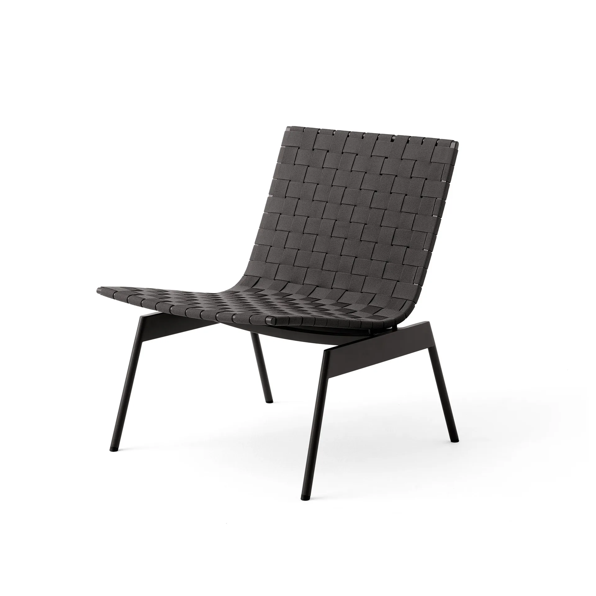 Ville Outdoor AV44 loungestol, Warm black &Tradition