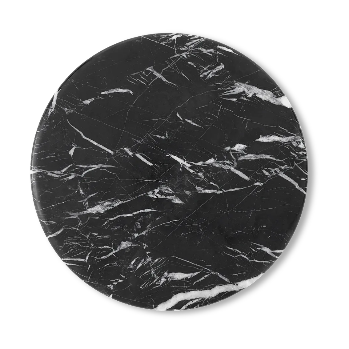 Wire Stool VP11 bordplade Ø38 cm, Marmor Nero Marquina &Tradition