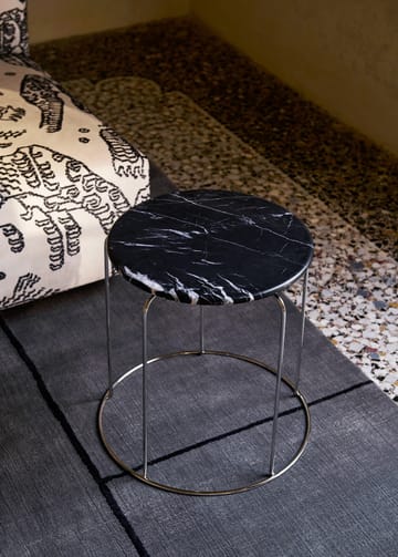 Wire Stool VP11 bordplade Ø38 cm - Marmor Nero Marquina - &Tradition