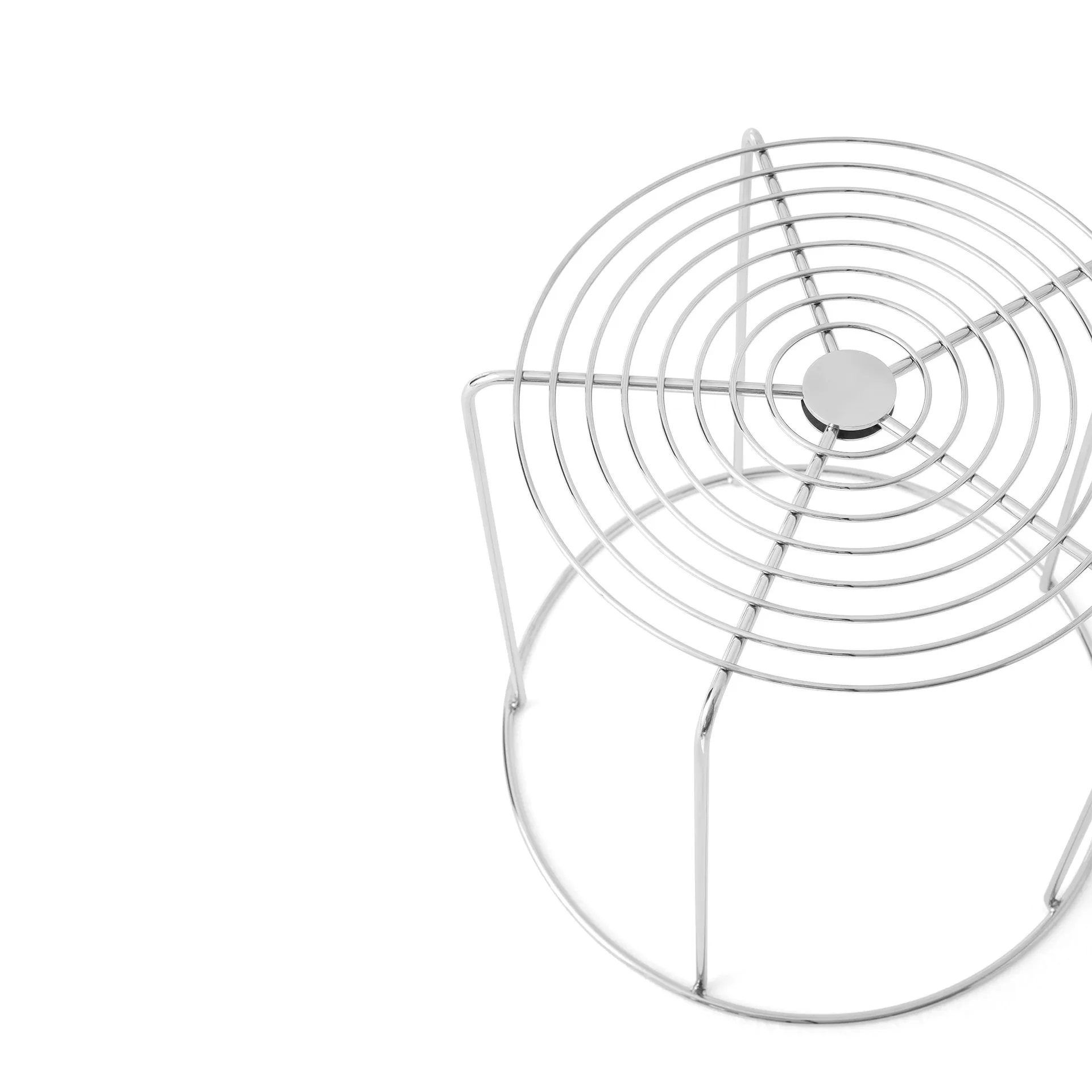 Wire VP11 taburet, Stainless steel &Tradition