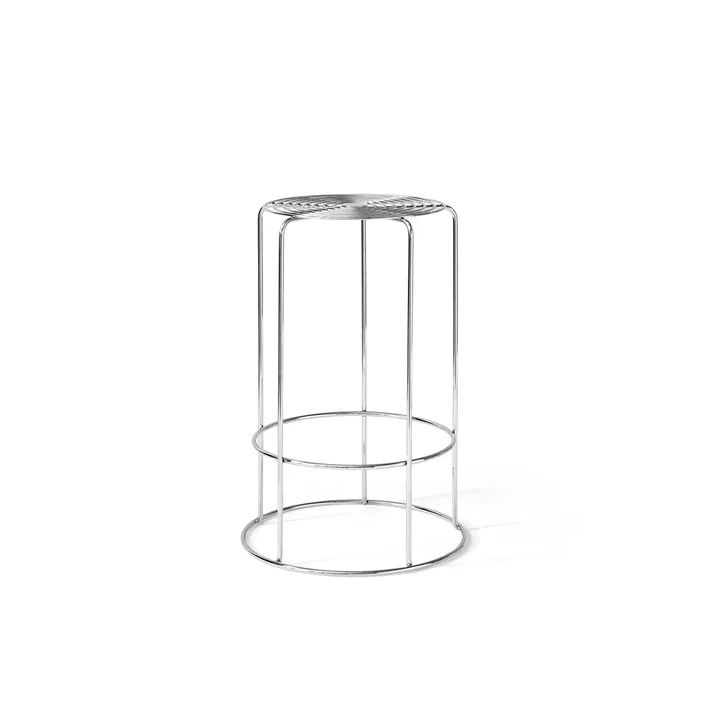Wire VP15 barstol - Rustfrit stål, 65 cm - &Tradition