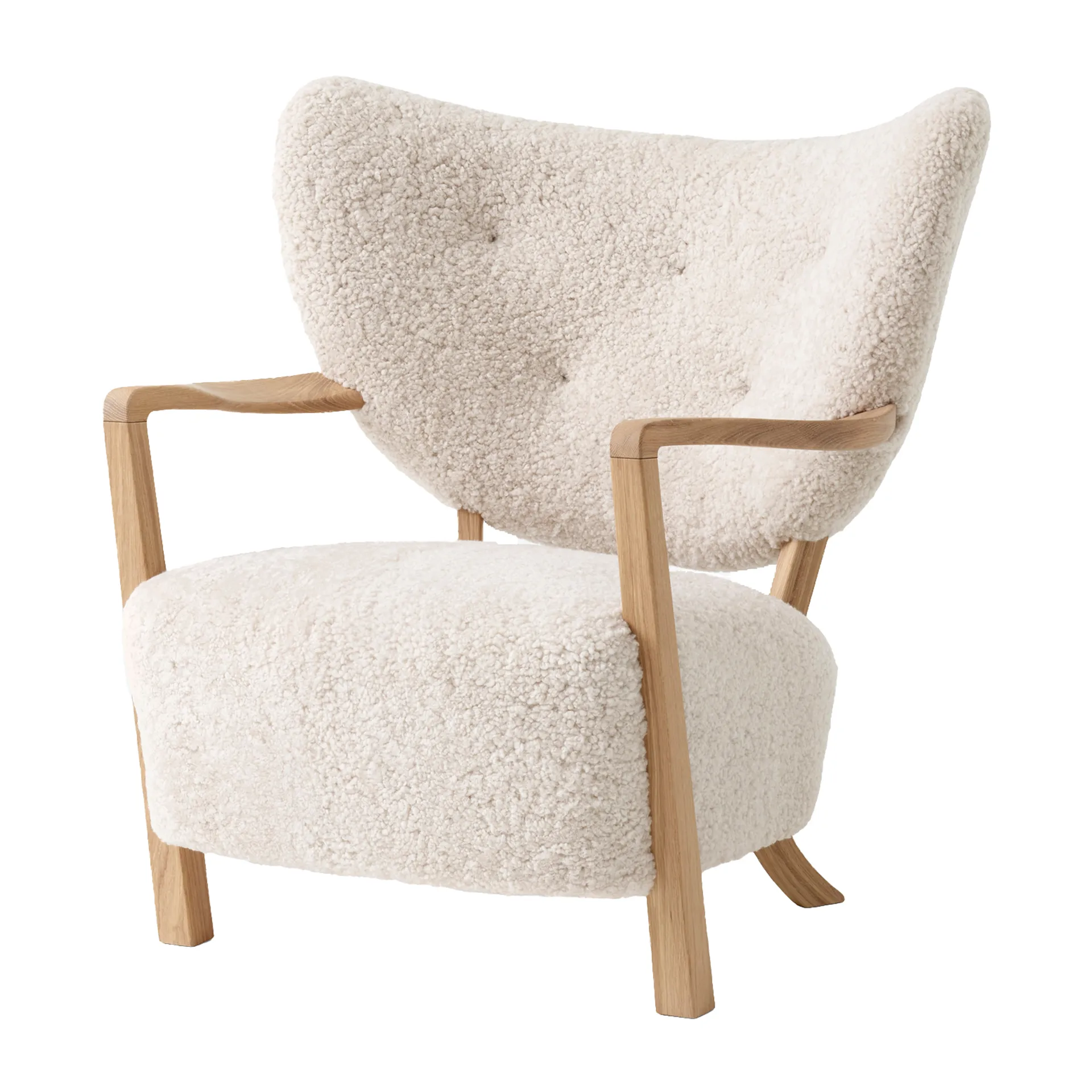 Wulff Lounge Chair ATD2 lænestol, Olieret eg-Moonlight &Tradition