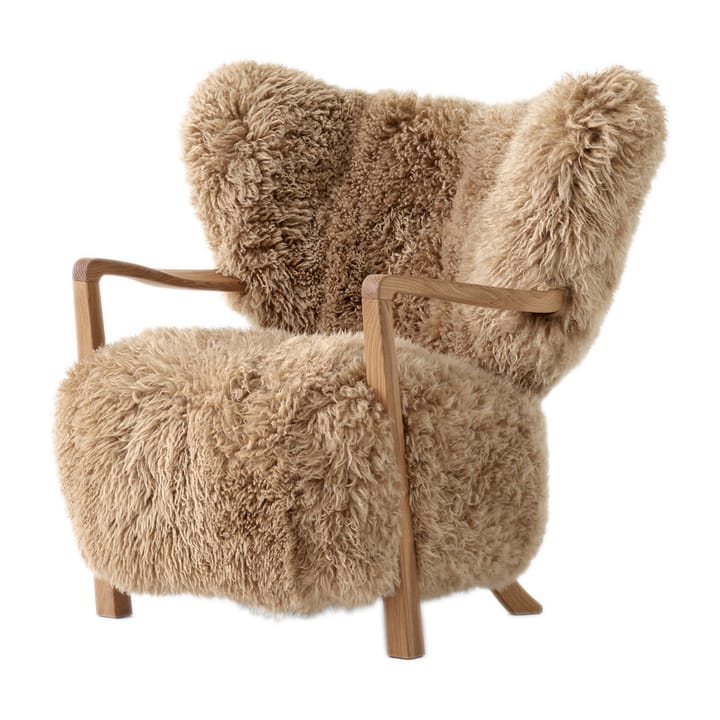 Wulff Lounge Chair ATD2 lænestol - Olieret eg/Sheepskin honey - &Tradition