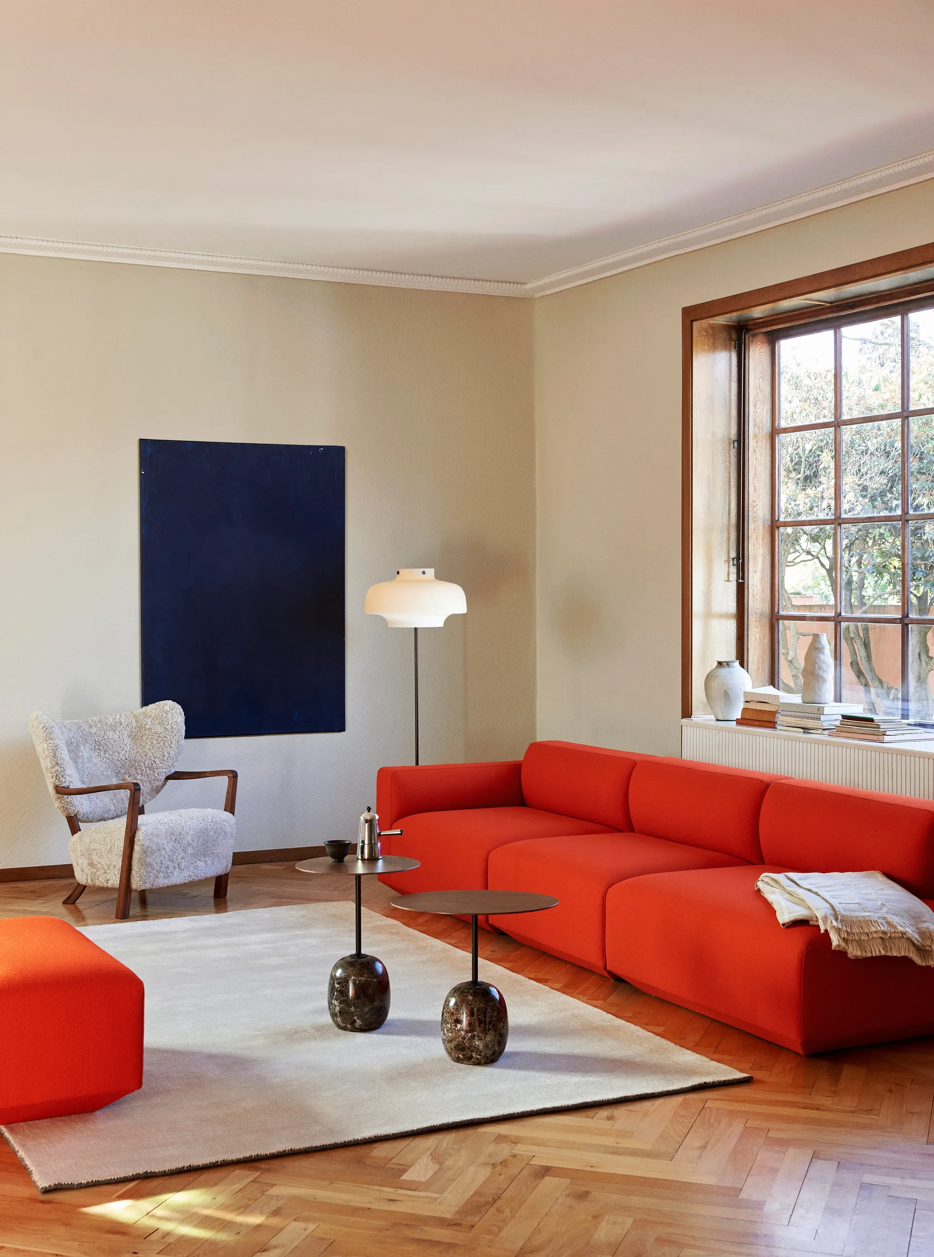 Wulff Lounge Chair ATD2 lænestol, Olieret valnød-Moonlight &Tradition