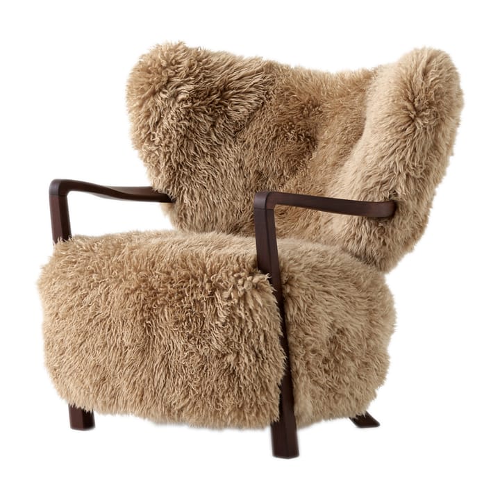 Wulff Lounge Chair ATD2 lænestol - Olieret valnød/Sheepskin honey - &Tradition