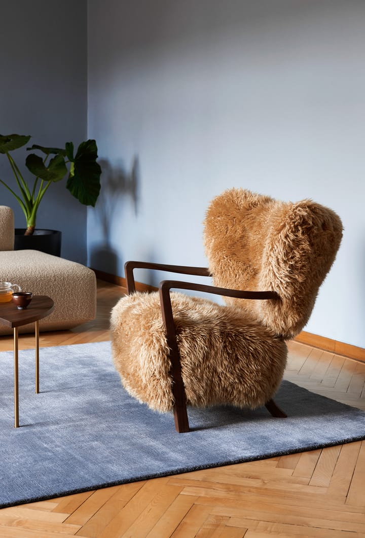 Wulff Lounge Chair ATD2 lænestol, Olieret valnød/Sheepskin honey &Tradition