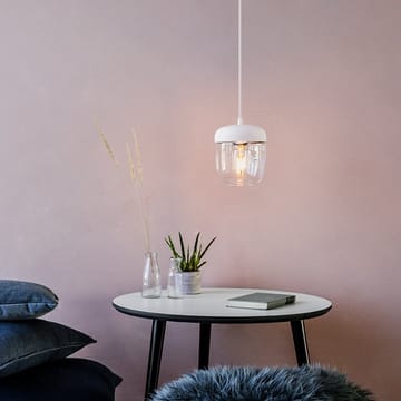 Acorn lampeskærm hvid - poleret messing - Umage