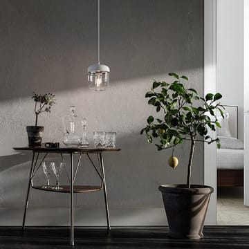 Acorn lampeskærm hvid - poleret stål - Umage