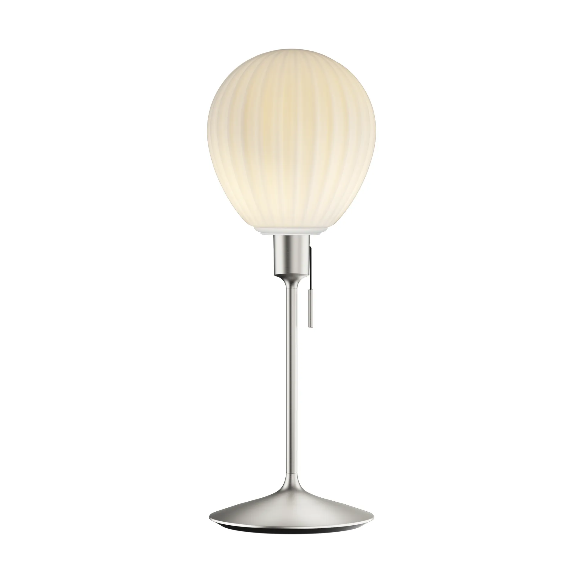 Around The World bordlampe, Børstet stål Umage
