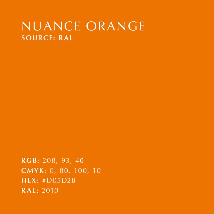 Asteria bordlampe, Orange Umage