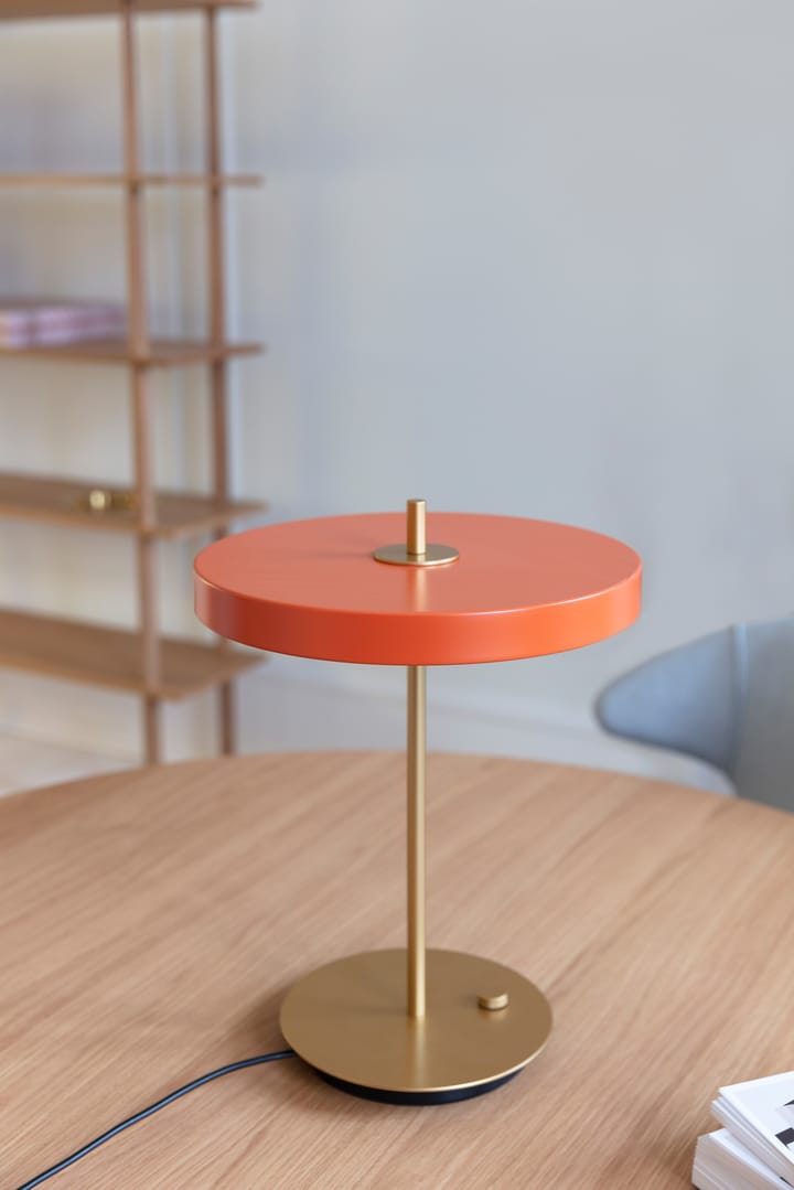 Asteria bordlampe, Orange Umage