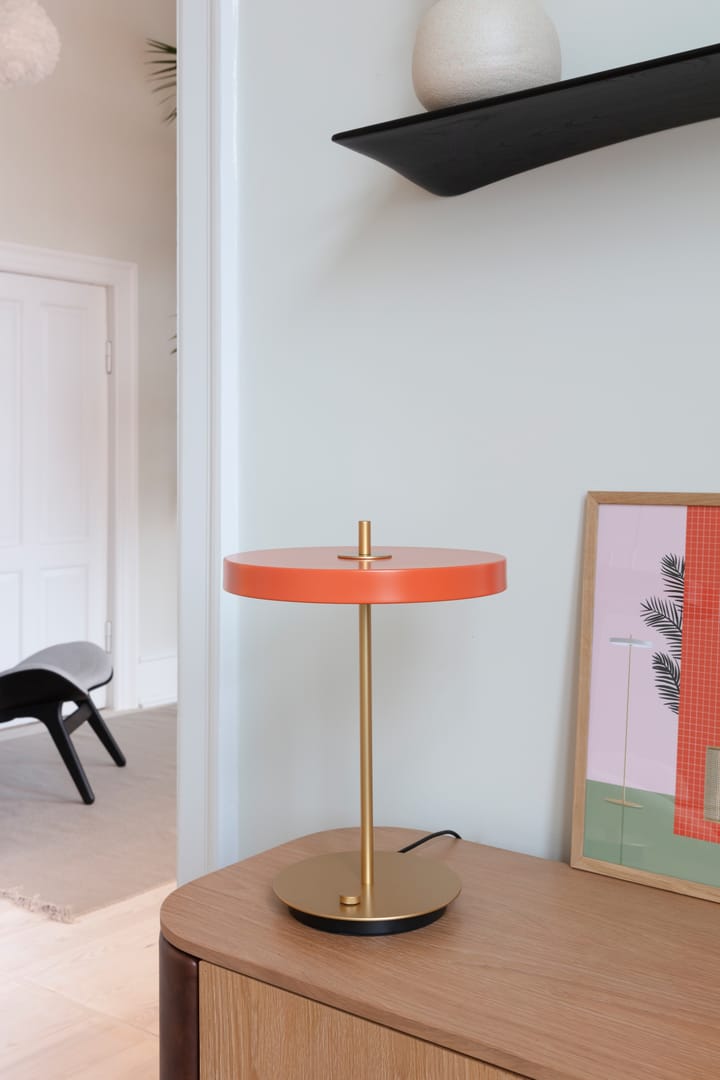 Asteria bordlampe, Orange Umage