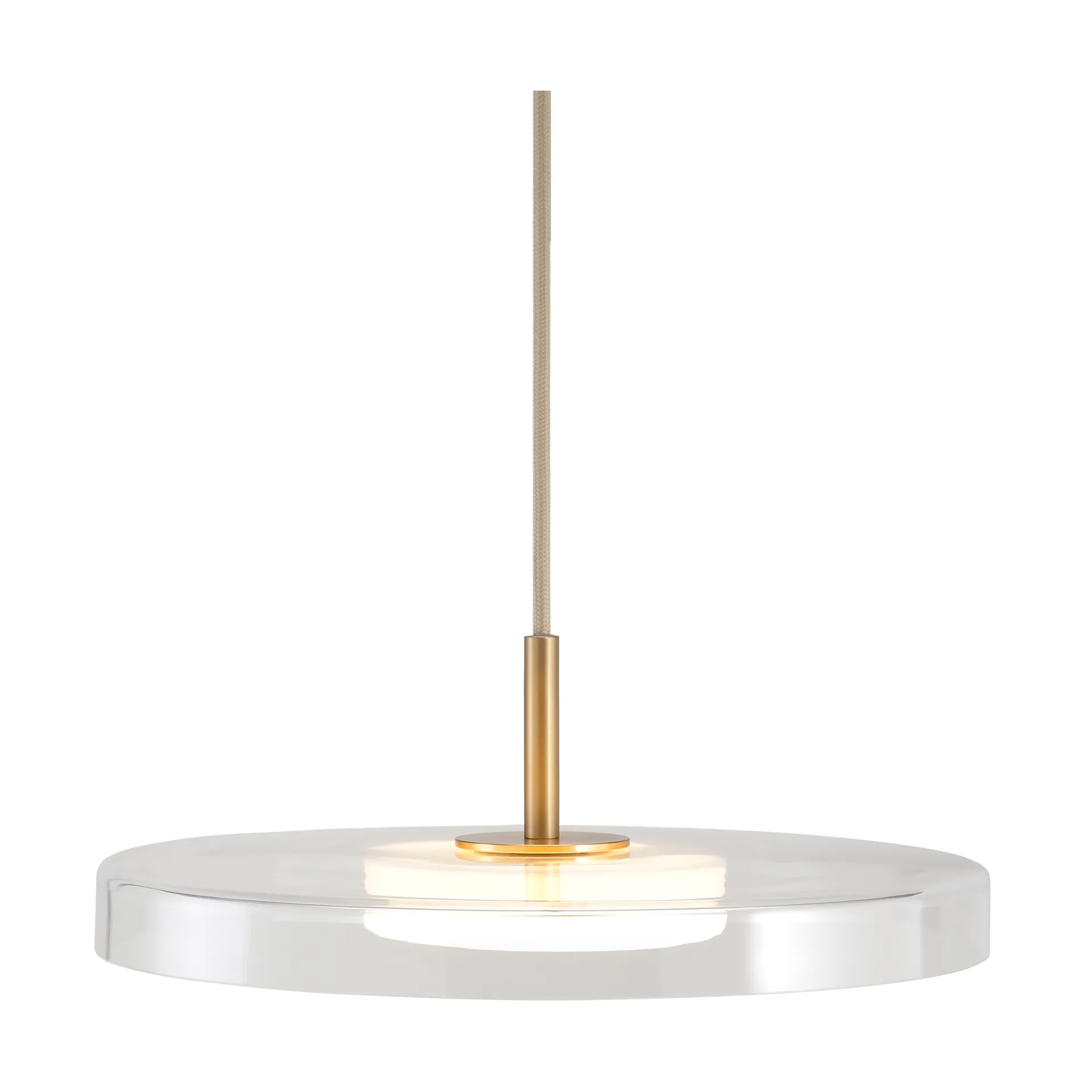 Asteria loftslampe, Glass Umage