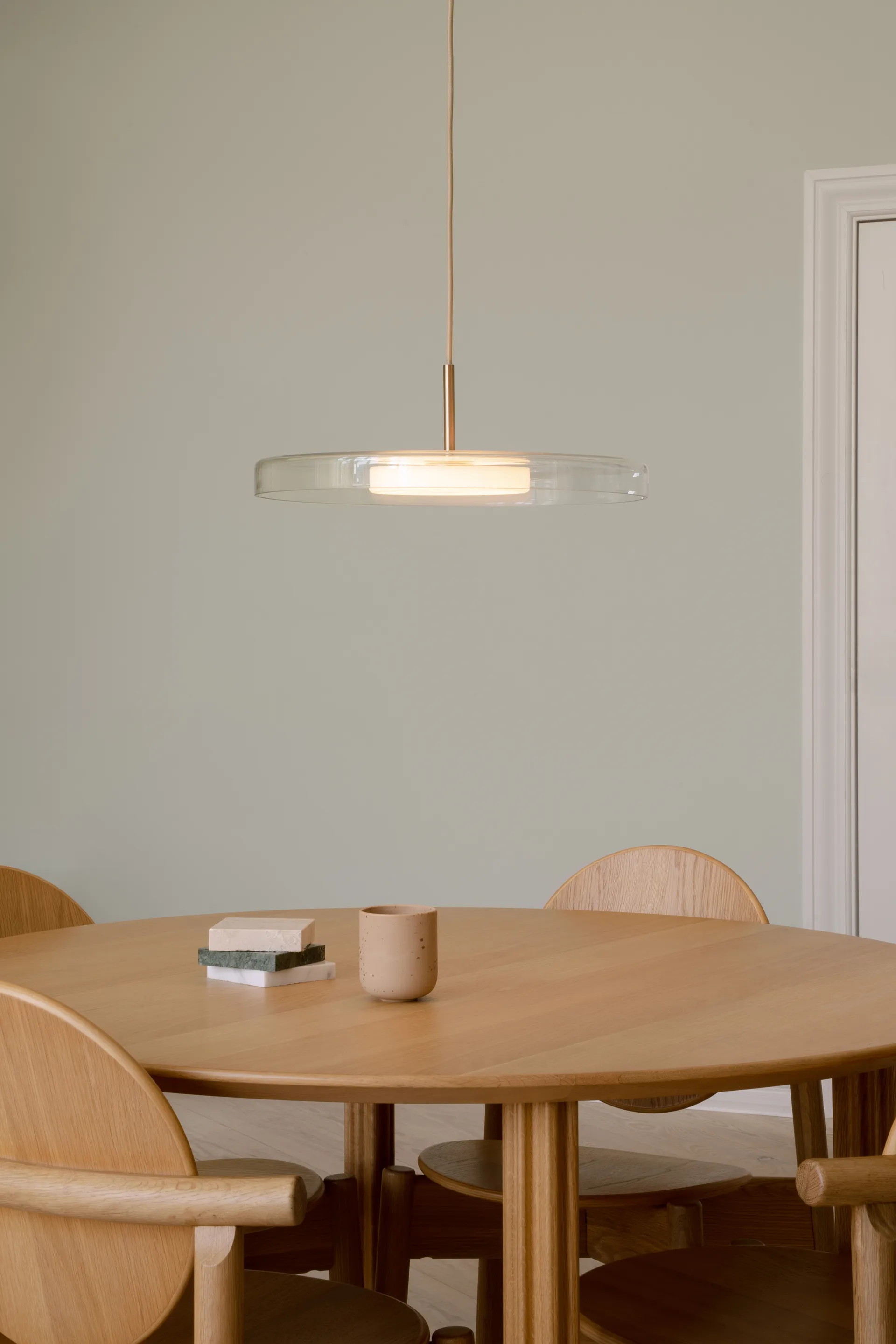 Asteria loftslampe, Glass Umage