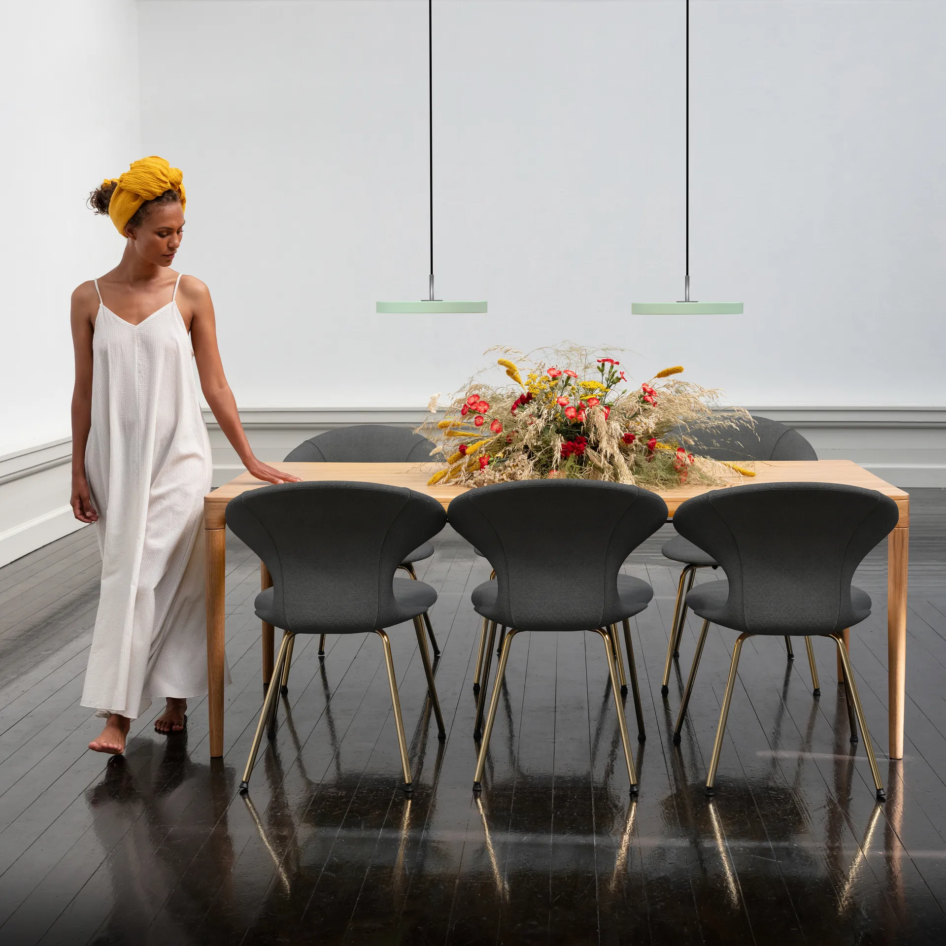 Asteria Mini loftslampe, Nuance olive Umage