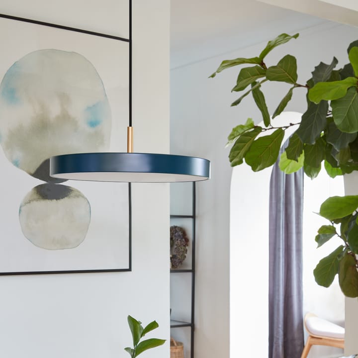 Asteria Mini loftslampe, Petrol blue Umage