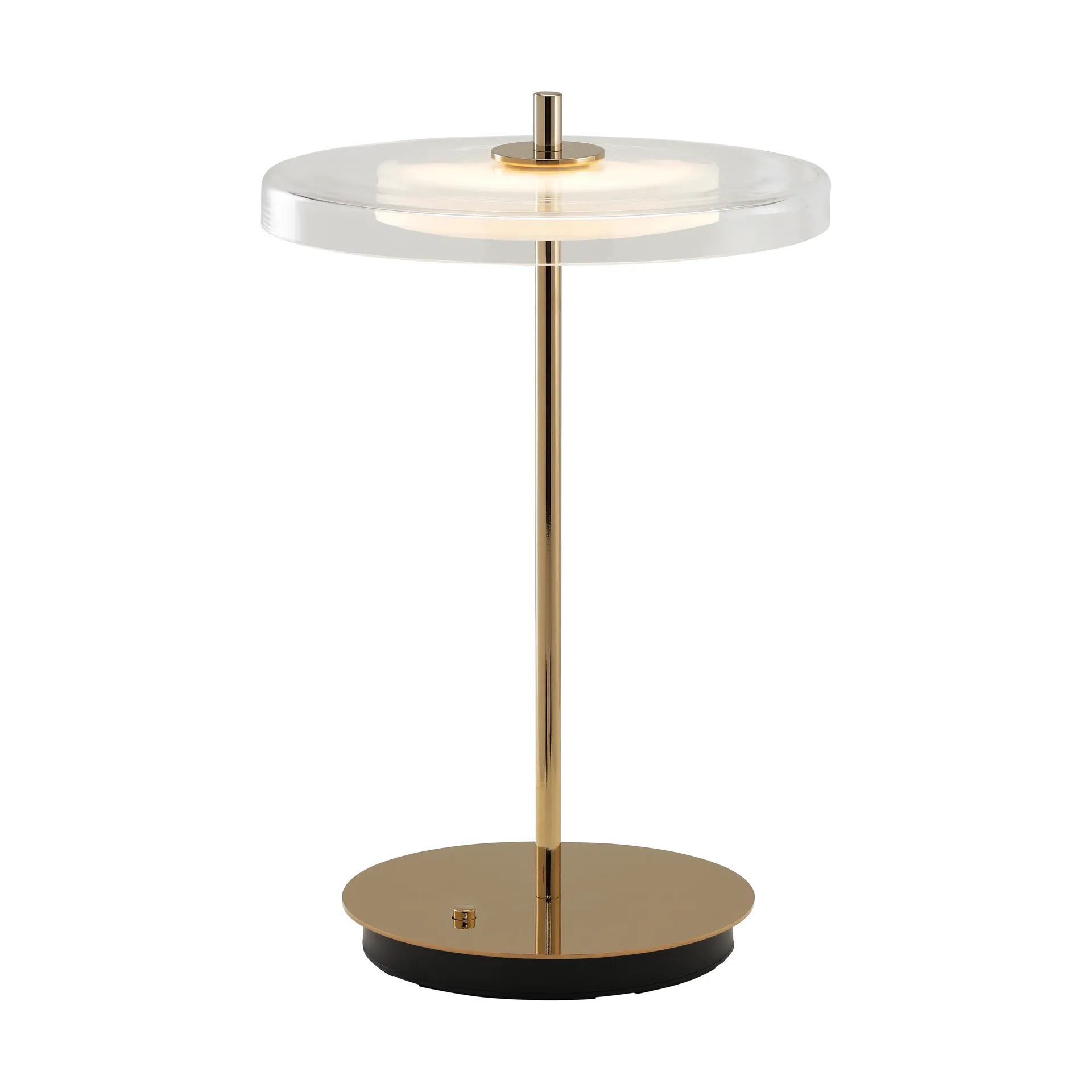 Asteria Move bordlampe, Glass-polished brass Umage