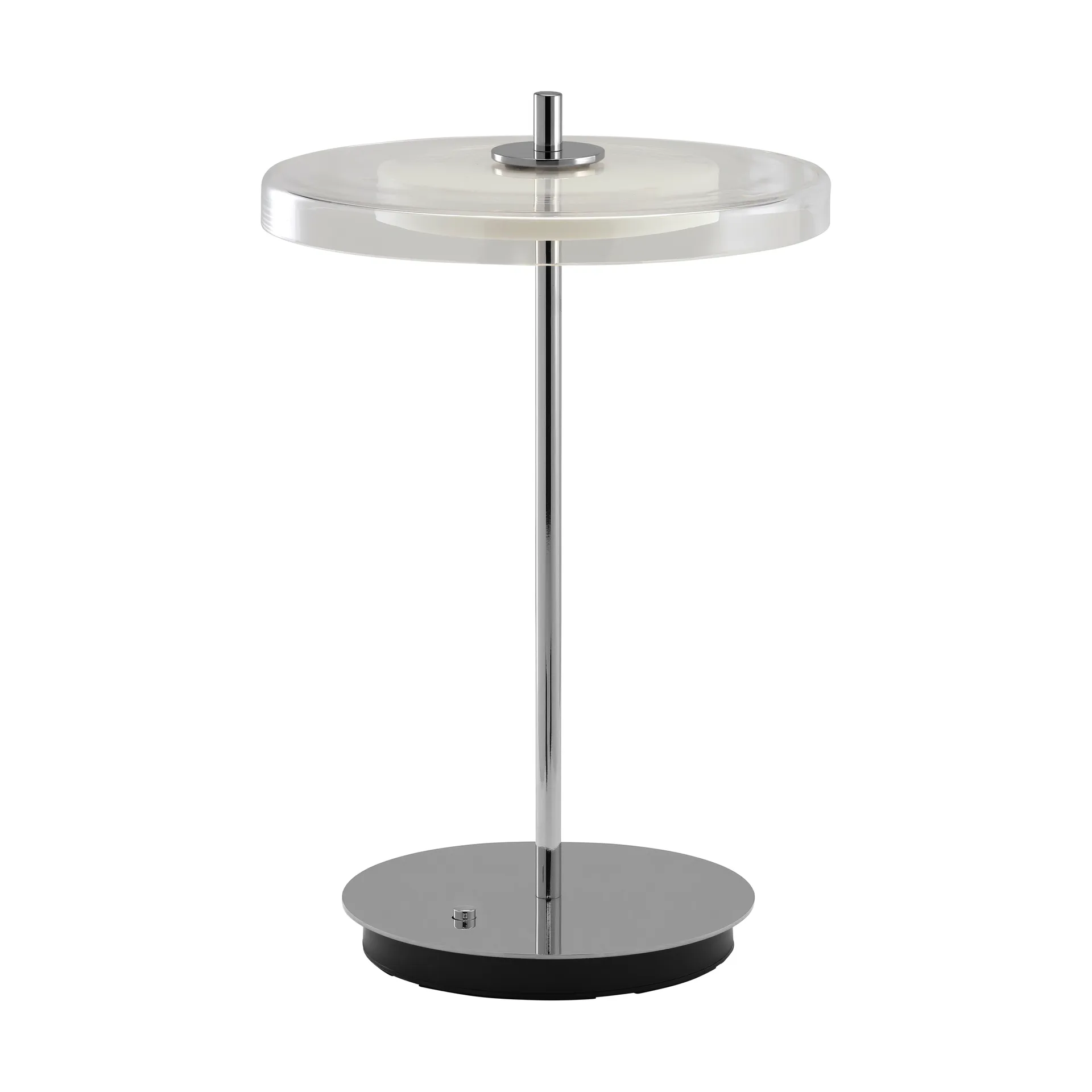 Asteria Move bordlampe, Glass-polished steel Umage