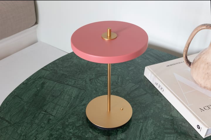 Asteria Move bordlampe, Rose Umage